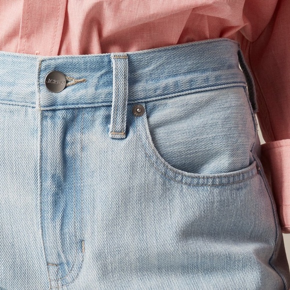 NWT!! J. CREW Mid-Rise Straight Jeans Montauk Wash Denim Classic Preppy Size 30 - Picture 7 of 16